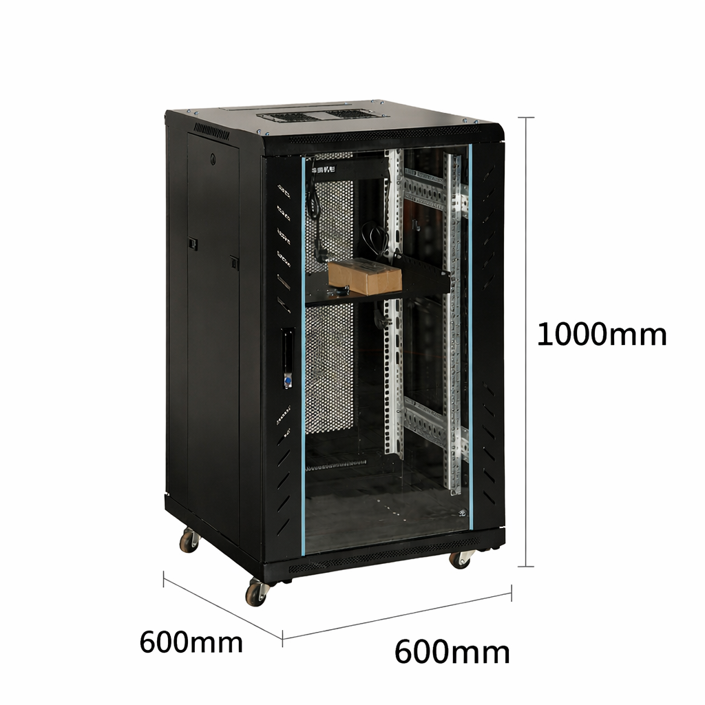 AV RACKS 18U server rack cabinet, 1000 x 600 x 600 mm